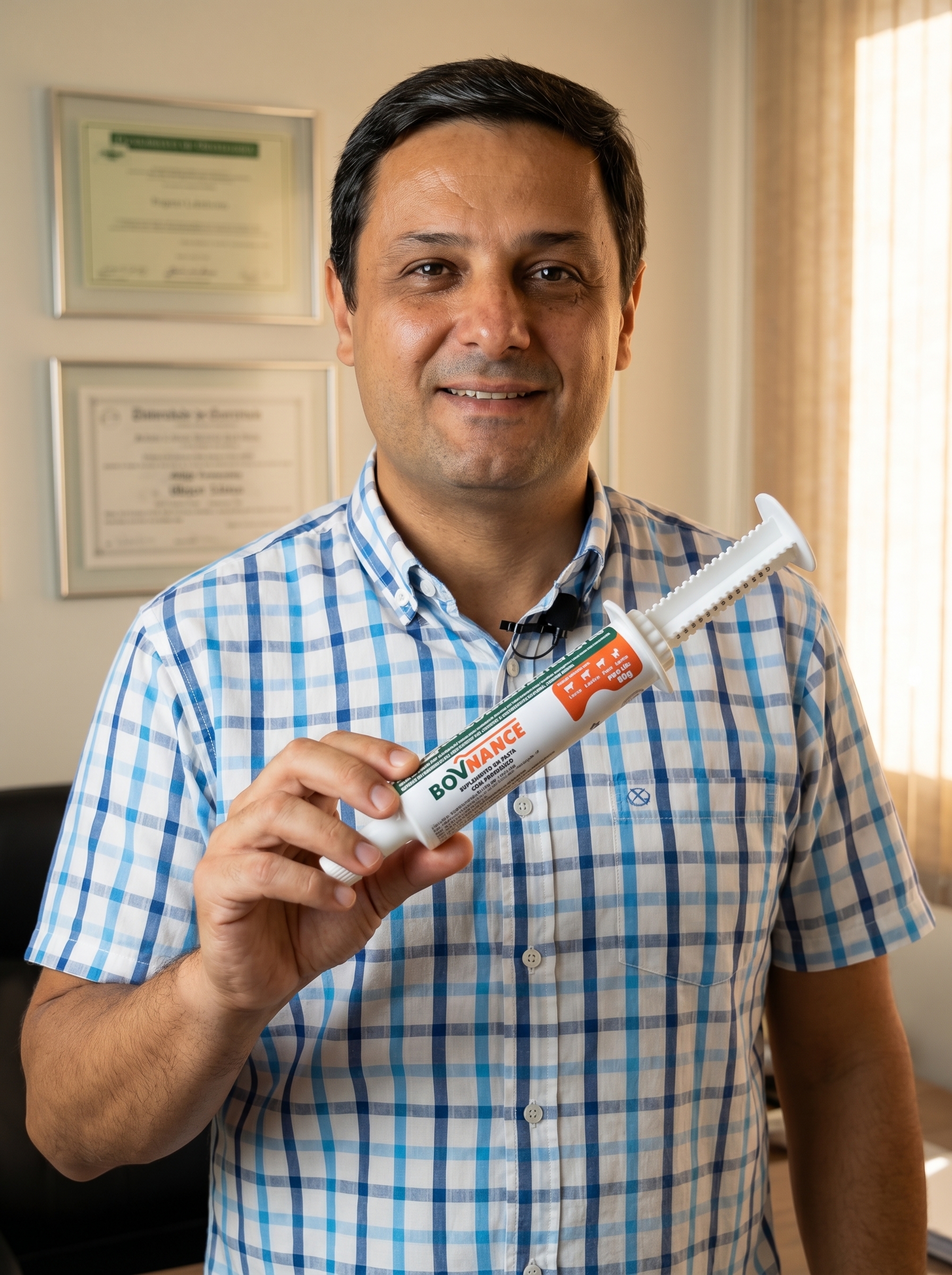 Wagner Lebedenco com o Bovnance